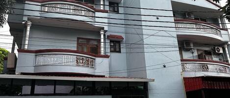 Façade de l’hébergement