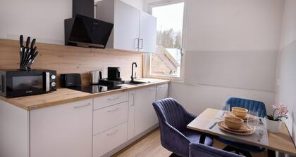 Design apartment with king-size beds & balcony