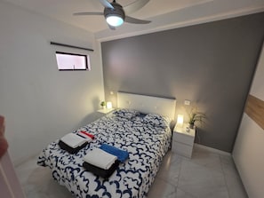 1 bedroom, iron/ironing board, travel crib, free WiFi