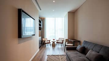 Suite Deluxe, vistes a la ciutat | Sala d'estar