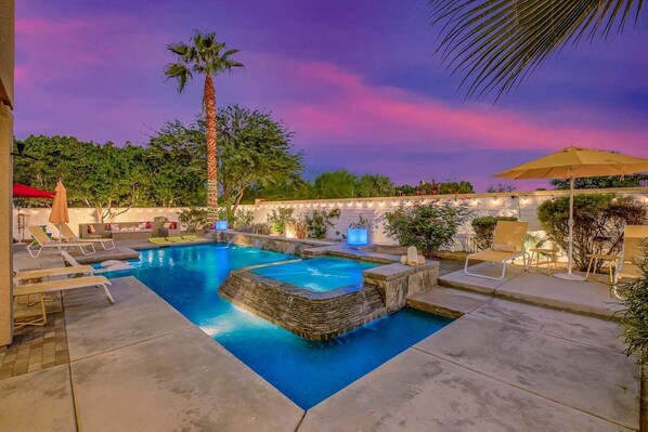 Beheizter Pool