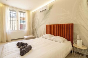 1 habitación, tabla de planchar con plancha, wifi y ropa de cama 