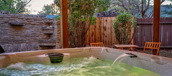 High Desert Haven Pool Table Garden Oasis & Gazebo