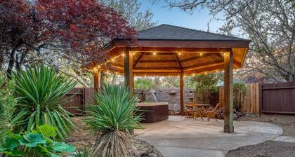 High Desert Haven Pool Table Garden Oasis & Gazebo