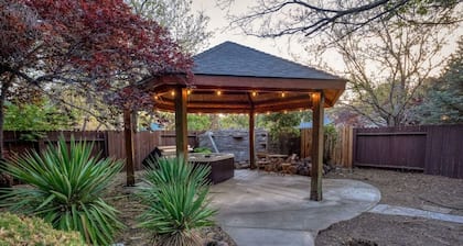 High Desert Haven Pool Table Garden Oasis & Gazebo