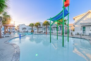 Una piscina riscaldata