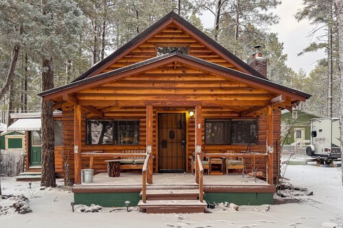 Ski, Hike & Relax: Forest-view Haven in Lakeside!