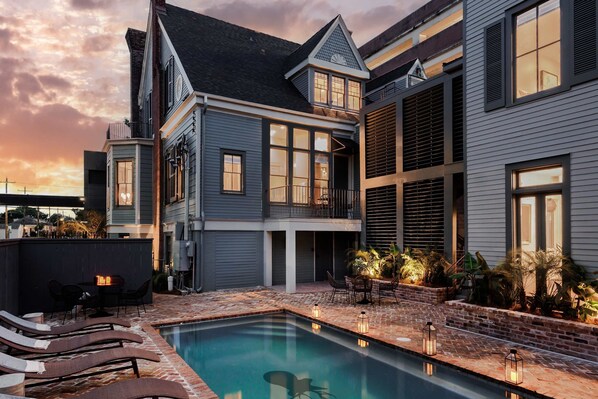 Una piscina climatizada