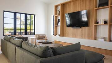 TV, stereo, offices