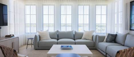 TV, stereo, offices