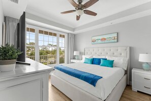 1 bedroom, Internet, bed sheets - Elegant Bayfront Condo | Massive Pool and Hot Tub (Panama City Beach)