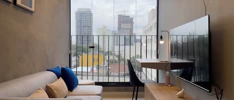 Studiolejlighed | Mørklægningsgardiner, strygejern/strygebræt, gratis Wi-Fi, sengetøj