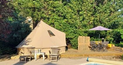 Maison de campagne avec piscine entre la Dordogne et le Lot