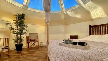 Deluxe huisje, uitzicht op meer | 1 slaapkamer