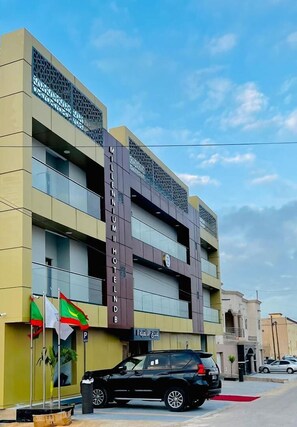 Façade de l’hébergement