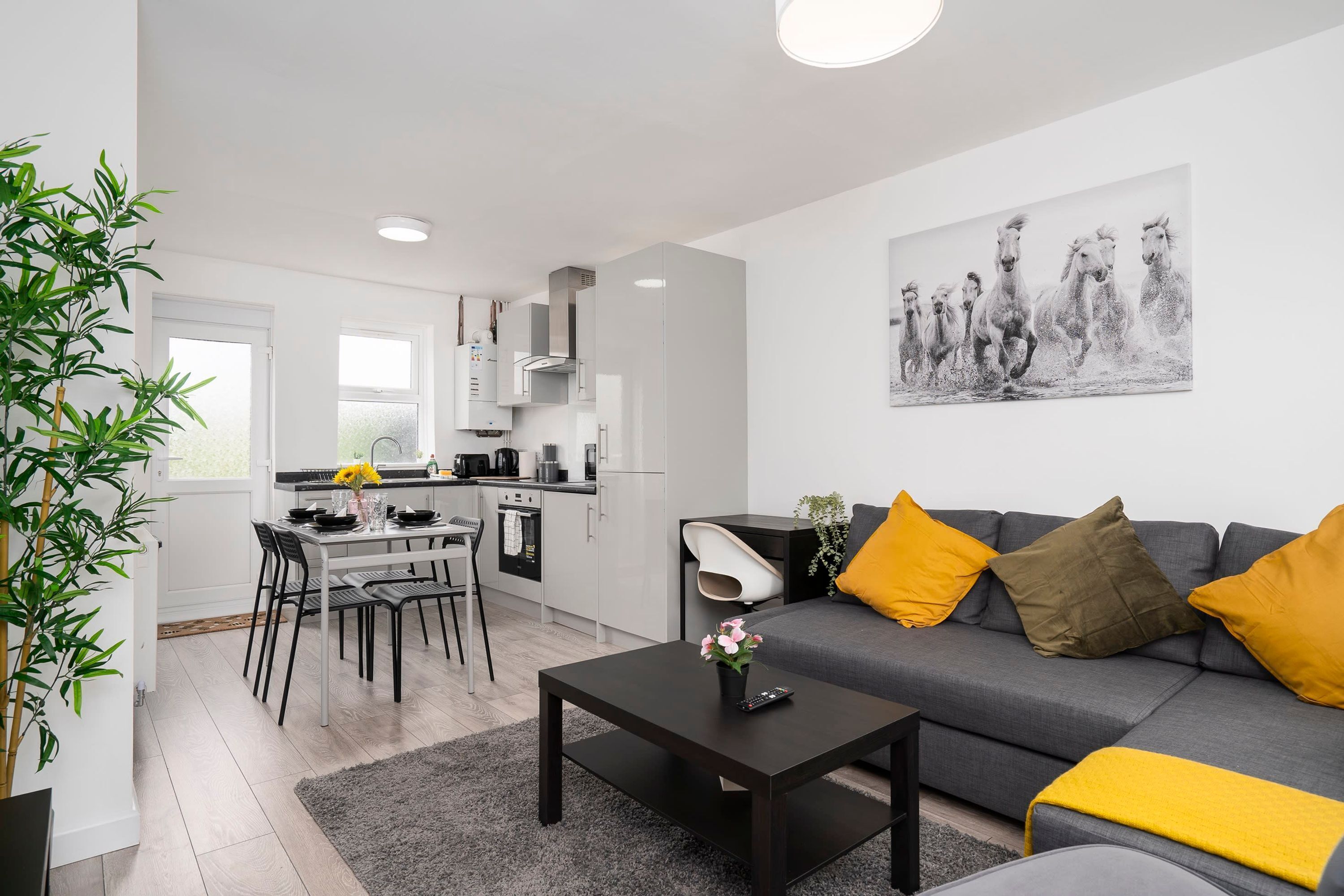 House | 4 bedrooms, desk, Internet