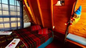 Cabin, Balcony, Mountain View | 1 bedroom, iron/ironing board, free WiFi, bed sheets