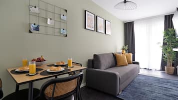 Appartement Deluxe, 1 chambre | Coin séjour