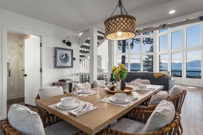 Dining - Luxury Lakeview Retreat | Modern Kitchen, King Suite, Bunks, Near Shops & Dining (Carnelian Bay)