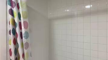 Apartment | Bathroom | Shower, hair dryer, towels