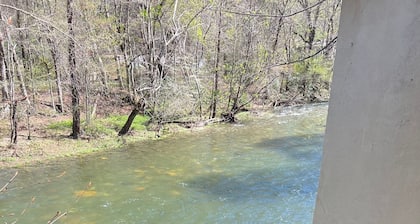 Newfound Lodge on the river