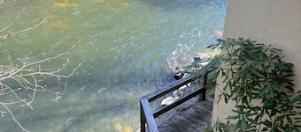 Newfound Lodge on the river