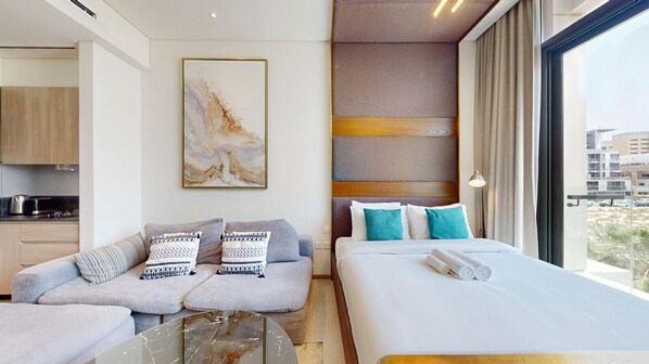 1 chambre, fer et planche à repasser, Wi-Fi gratuit, draps fournis
