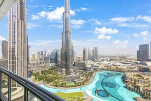 Luxury Penthouse, City View | Balcony view