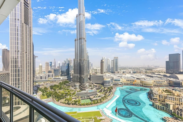 Luxury Penthouse, City View | Balcony view