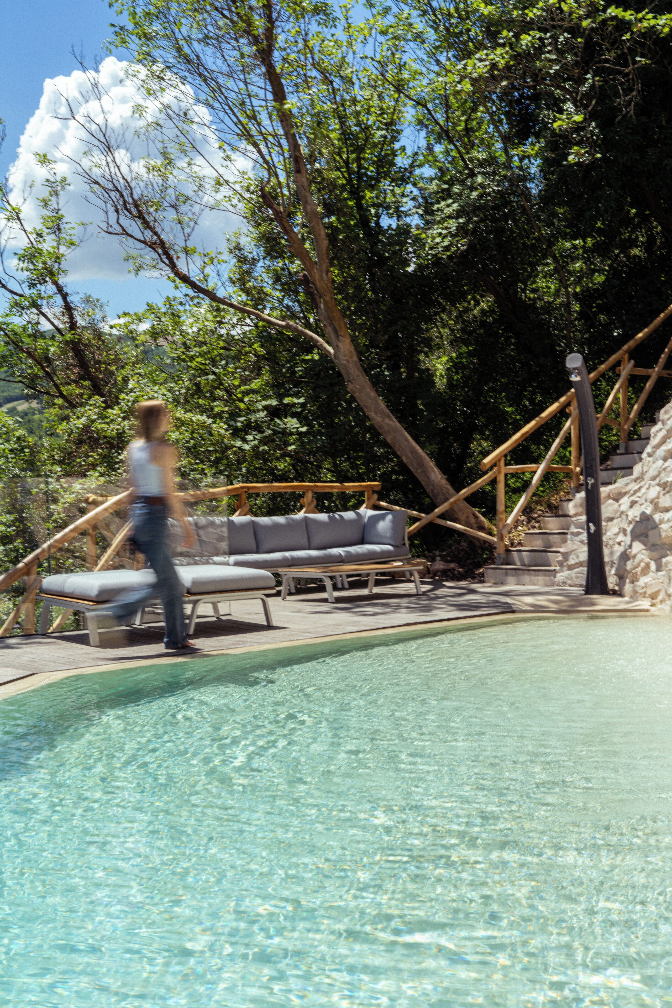 Seasonal outdoor pool