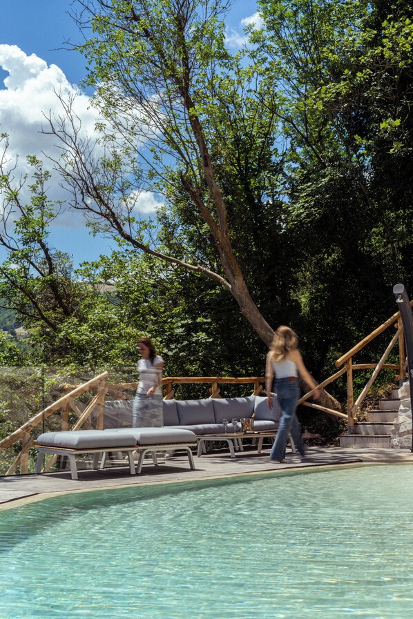 Seasonal outdoor pool