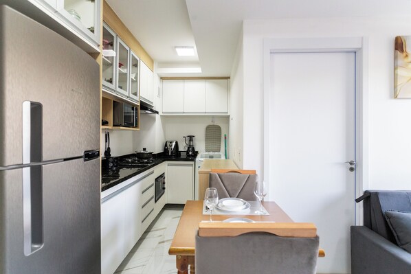 Apartment | Living room - Living in Nova Klabin (Sao Paulo)