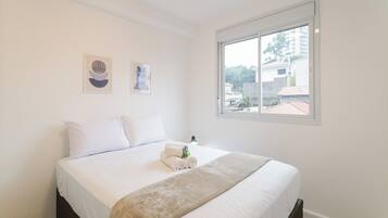 Apartamento | 1 quarto, cortinas blackout, ferros/tábuas de passar roupa