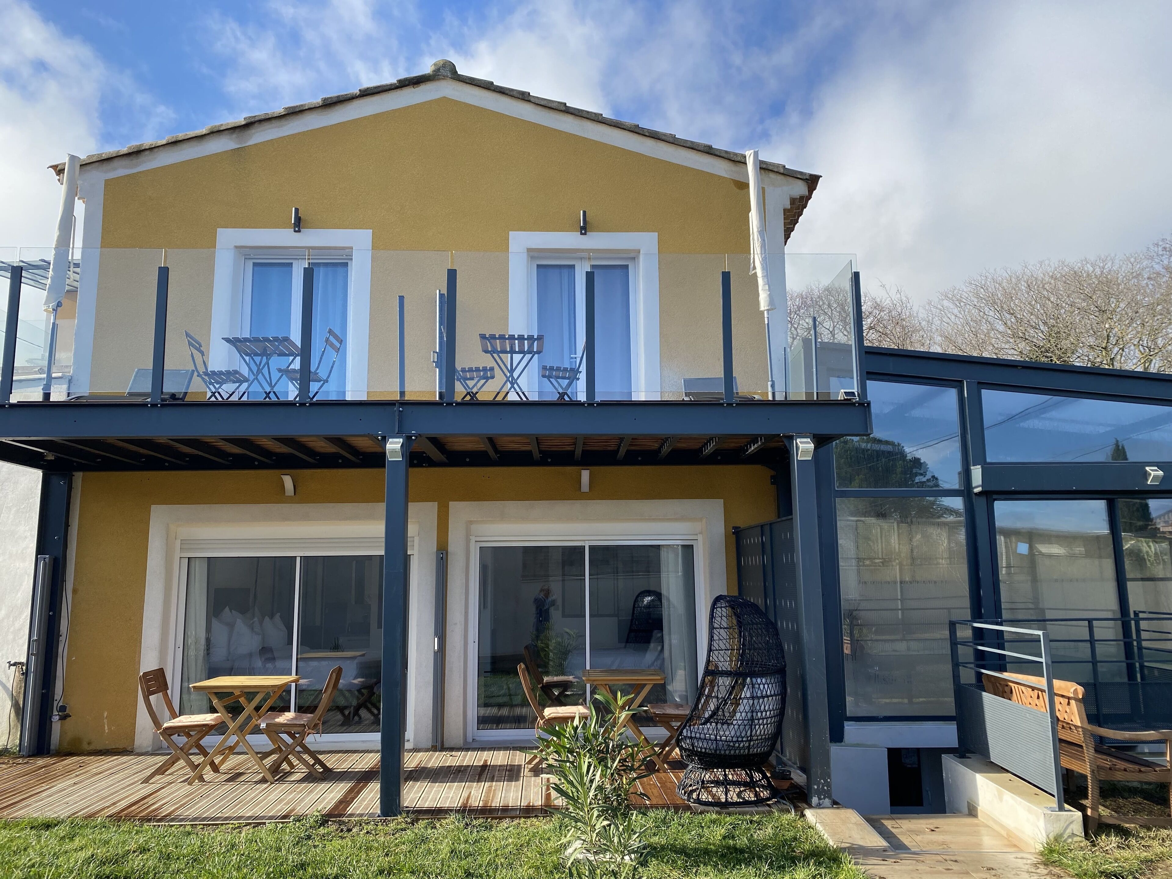 Façade de l’hébergement