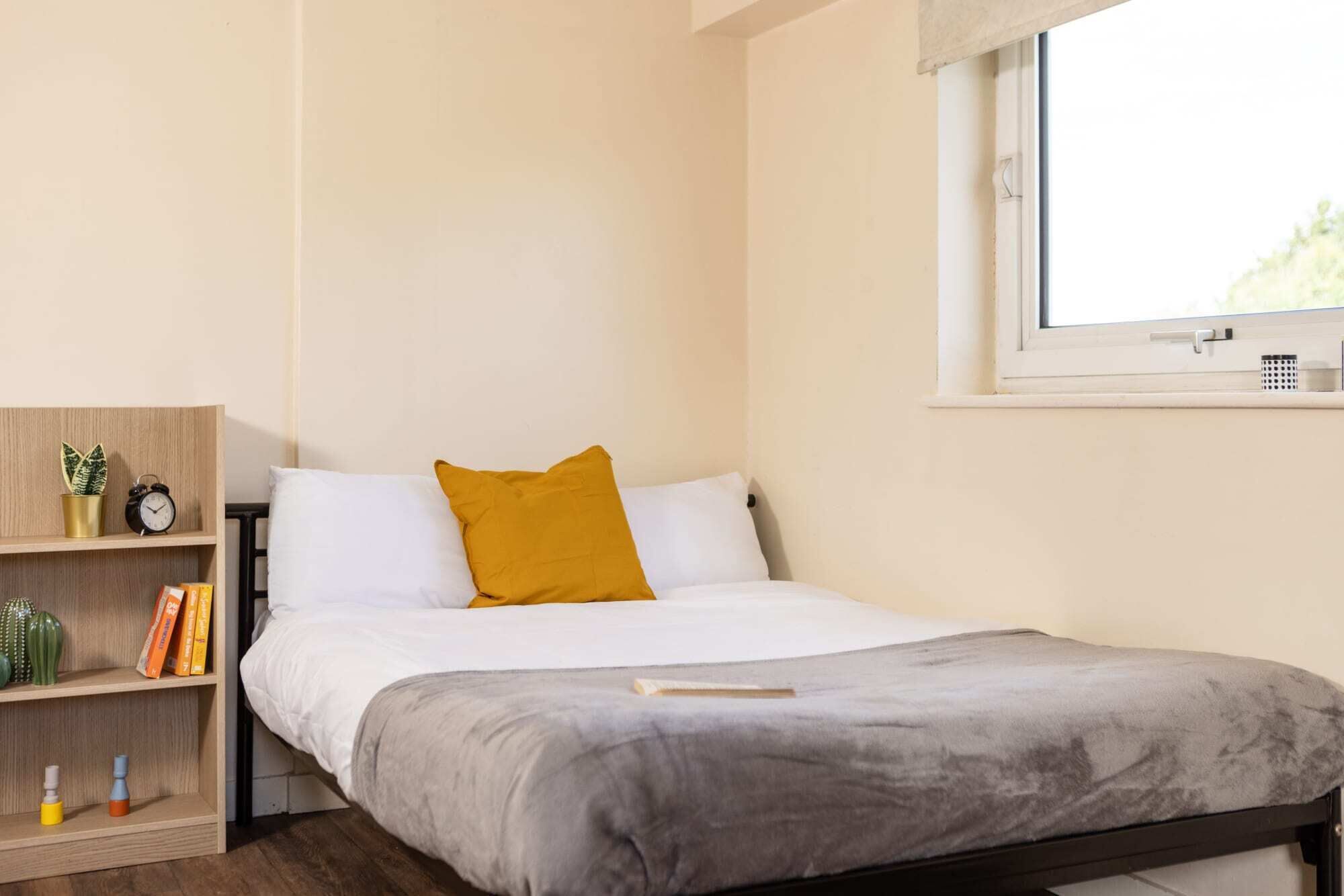 Habitación doble, 1 cama matrimonial, para no fumadores, baño compartido | Wifi gratis y ropa de cama 