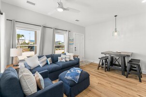 Cottage, 2 Bedrooms, Resort View (Pelican) | Living area | 48-inch Smart TV with digital channels