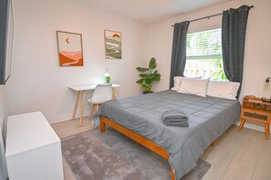 2 habitaciones, escritorio, wifi gratis y ropa de cama 