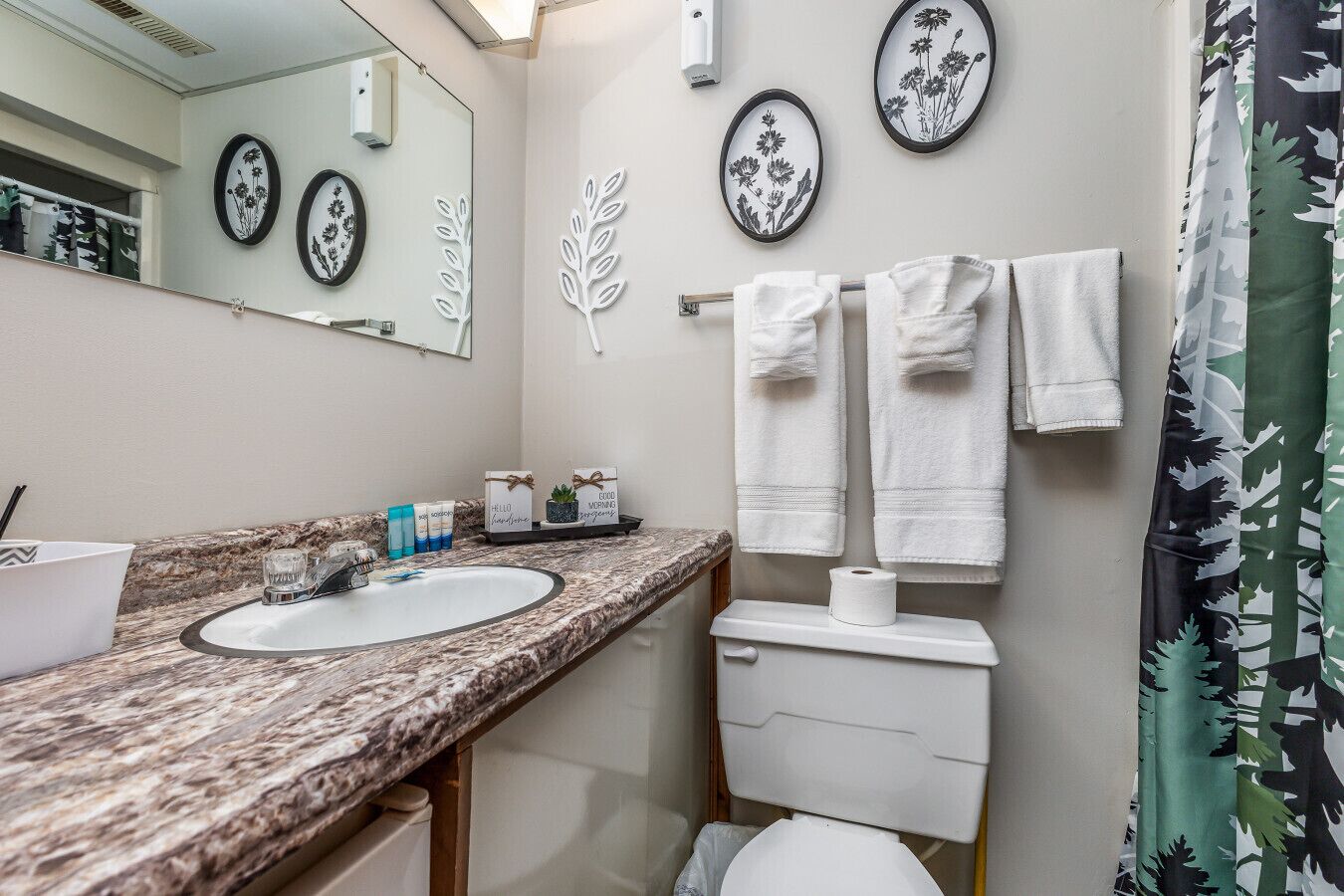 Haartrockner, Handtücher