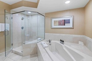 Hair dryer, towels