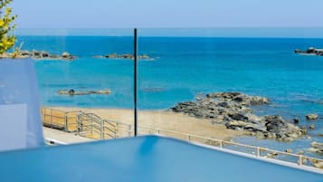 Apartamento, 3 habitaciones, acceso a la piscina, vistas al mar | Balcón