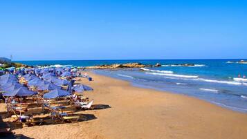 Na praia