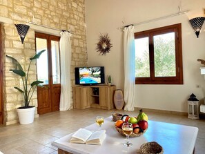 Living room - Eros Villa (Rethymno)