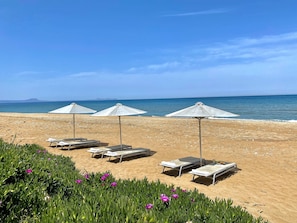 On the beach