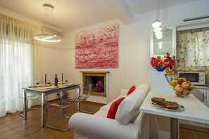 Villa, 3 Bedrooms, Terrace, Sea View | Living room | Smart TV - Giannis Villa (Apokoronas)