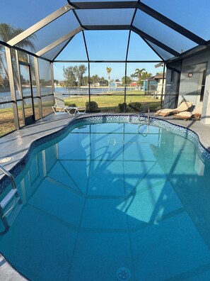 Piscine chauffée