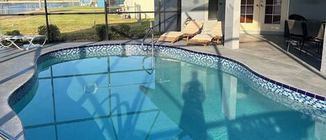 Una piscina climatizada