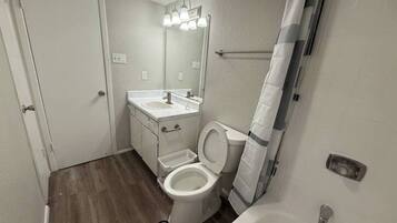 Towels, soap, toilet paper