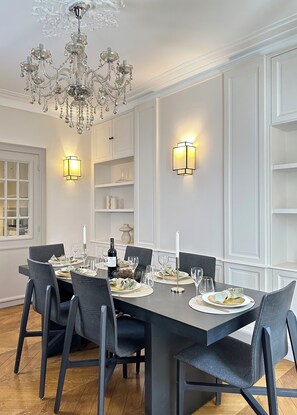 Deluxe Penthouse, 4 Bedrooms, Park View | Dining room