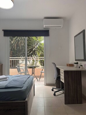 2 slaapkamers, een bureau, gratis wifi, beddengoed