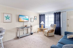 42-inch flat-screen TV with digital channels